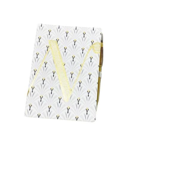 Anthropologie HOME N Initial Monogram Journal Notebook - Picture 6 of 8